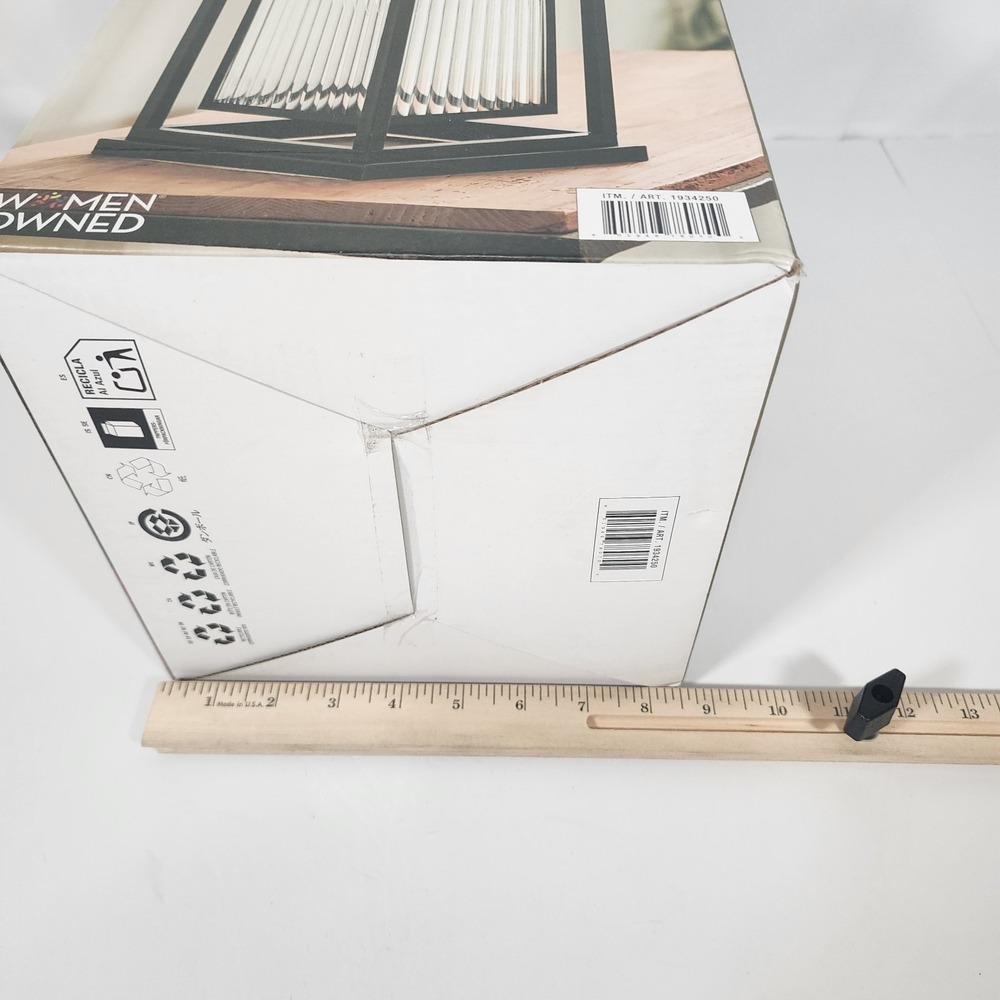 Evergreen Solar LED Revere Lantern Outdoor Table Light NIB Item 1934250 - Picture 7 of 9
